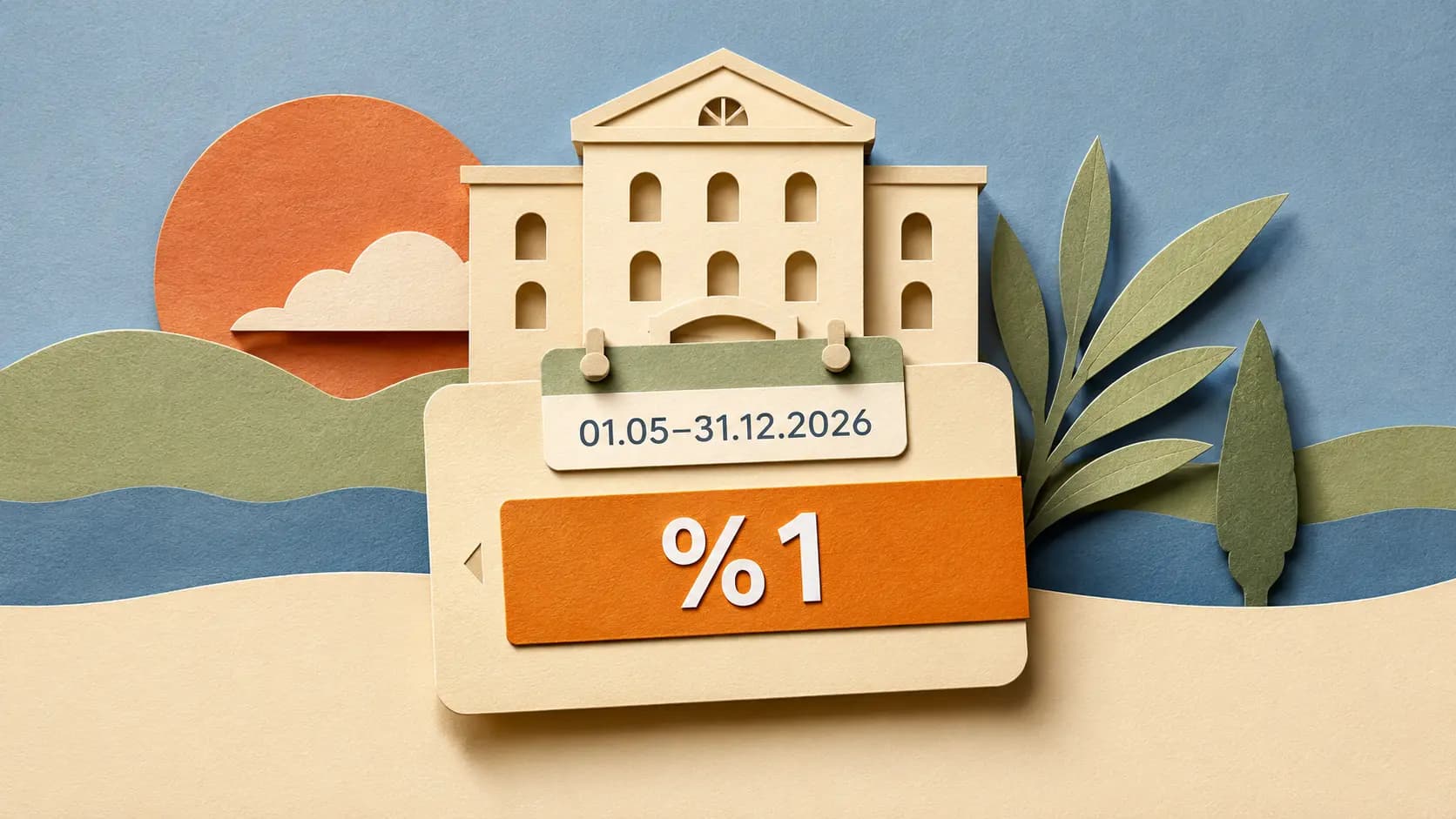 Konaklama Vergisi Oranı Yıl Sonuna Kadar Uygulanmak Üzere ％1’e İndirilmiştir